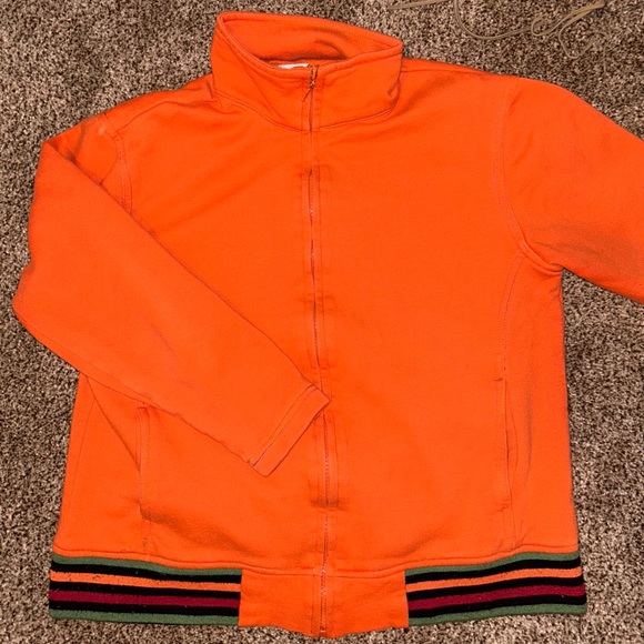 Orange Euro Joy Cropper Jacket - Picture 1 of 5